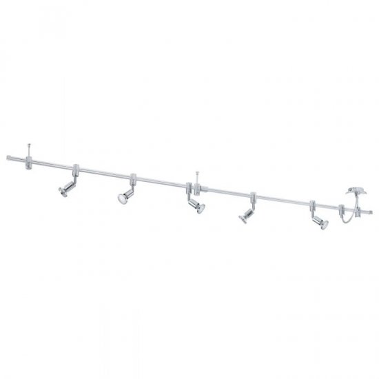 LED спот VILANOVA GU10 5х3W 3000K 5x240Lm IP20 хром