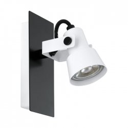 LED спот TRILLO GU10 1х5W 3000K 1x400Lm IP20 бяло + черно
