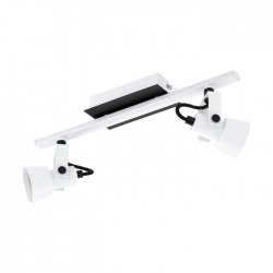 LED спот TRILLO GU10 2х5W 3000K 2x400Lm IP20 бяло + черно 