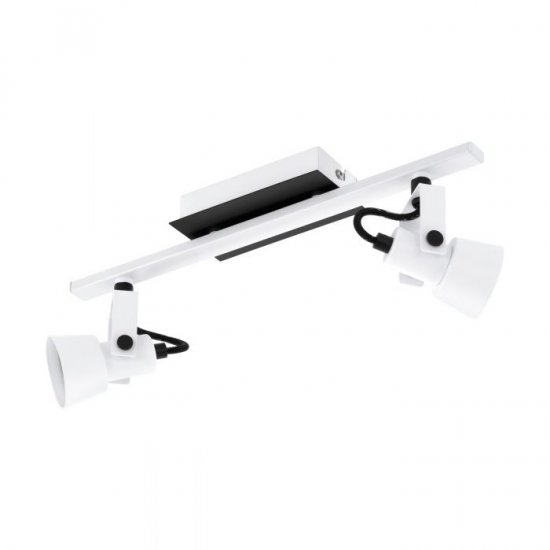 LED спот TRILLO GU10 2х5W 3000K 2x400Lm IP20 бяло + черно