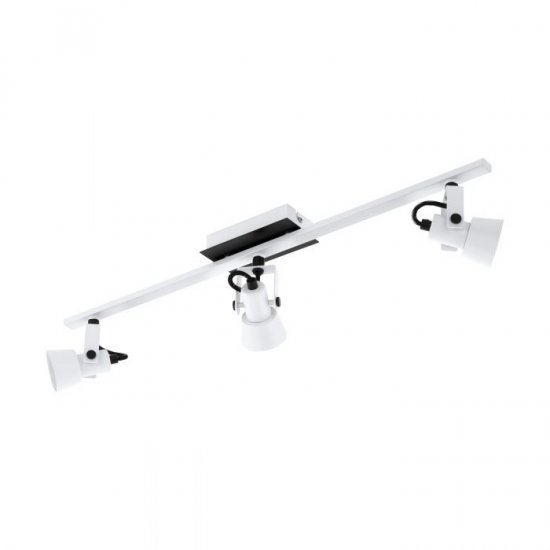 LED спот TRILLO GU10 3х5W 3000K 3x400Lm IP20 бяло + черно