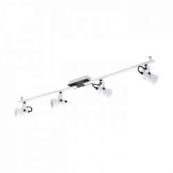 LED спот TRILLO GU10 4х5W 3000K 4x400Lm IP20 бяло + черно 