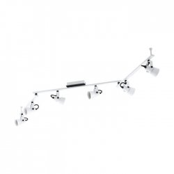 LED спот TRILLO GU10 6х5W 3000K 6x400Lm IP20 бяло + черно 