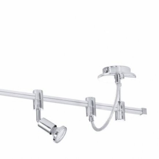 LED спот VILANOVA GU10 5х3W 3000K 5x240Lm IP20 хром