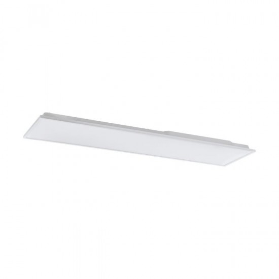 LED smart плафон EGLO.Z CONNECT HERRORA-Z 32W 3-white 4050Lm IP20 120х30см димируем + дистанционно управление бял