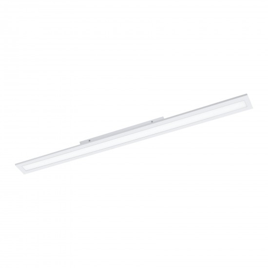 LED smart плафон EGLO.Z CONNECT SALOBRENA-Z 32.5W Tunable white 2700-6500K 3800Lm IP20 120х10см димируем + дистанционно управление бял