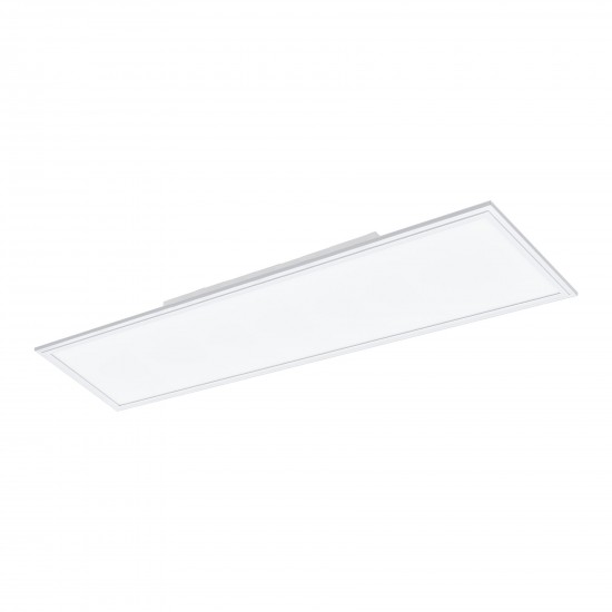 LED smart плафон EGLO.Z CONNECT SALOBRENA-Z 32.5W Tunable white 2700-6500K 3800Lm IP20 120х30см димируем + дистанционно управление бял