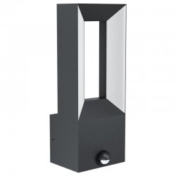 LED градинско фасадно тяло RIFORANO IP44 2x5W 3000K 2x550Lm със сензор