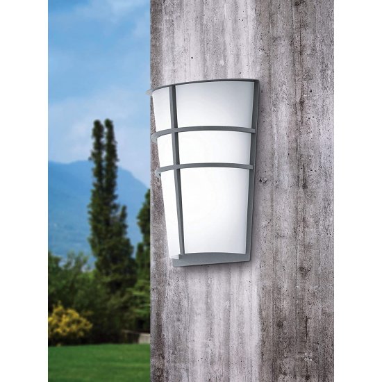 LED фасаден аплик BREGANZO IP44 2x2.5W 3000K 2x180Lm антрацит
