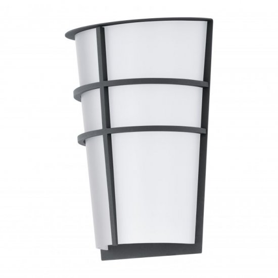 LED фасаден аплик BREGANZO IP44 2x2.5W 3000K 2x180Lm антрацит