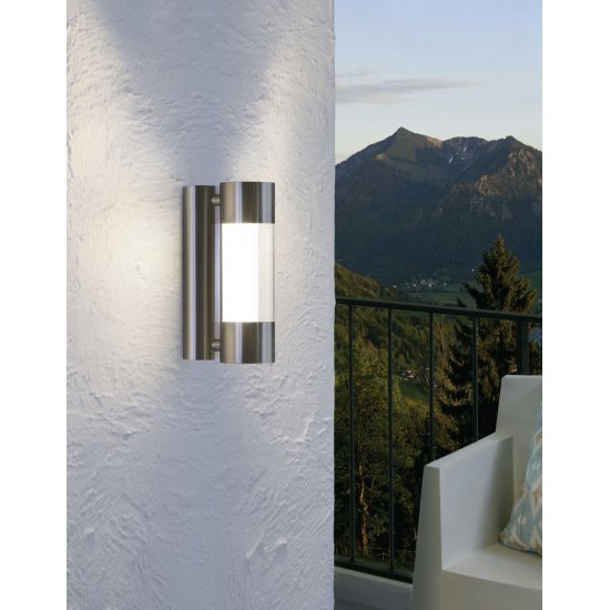 LED фасаден аплик ROBLEDO IP44 2x3.7W 3000K 2x320Lm мат хром