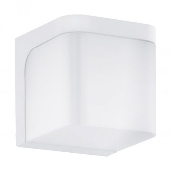 LED фасаден аплик JORBA IP44 6W 3000K 500Lm бял
