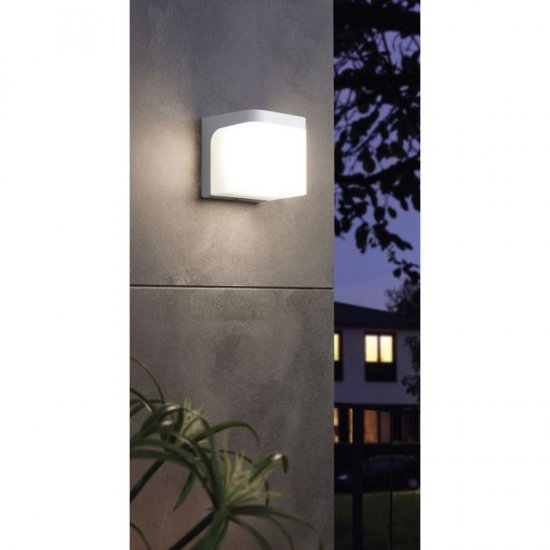 LED фасаден аплик JORBA IP44 6W 3000K 500Lm бял