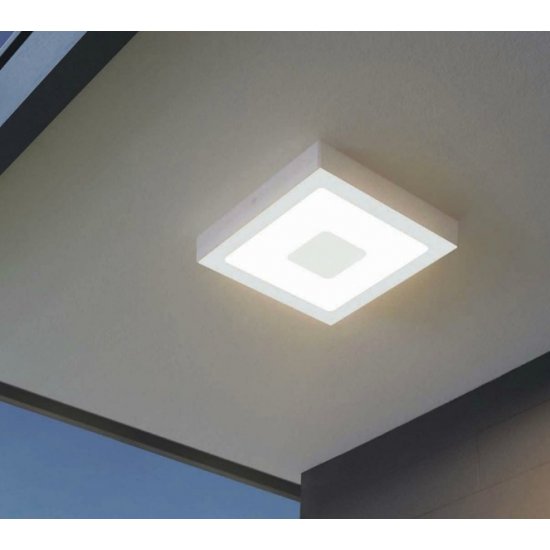 LED фасадно тяло плафон IPHIAS IP44 16.5W 3000K 1700Lm бял