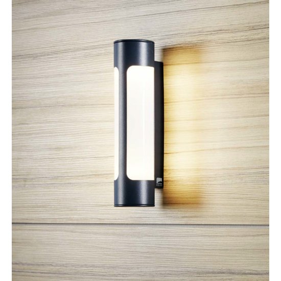 LED фасаден аплик TONEGO IP44 2x6W 3000K 2x500Lm антрацит