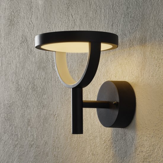 LED фасадно тяло FRANCARI IP44 11W 3000K 1000Lm със сензор
