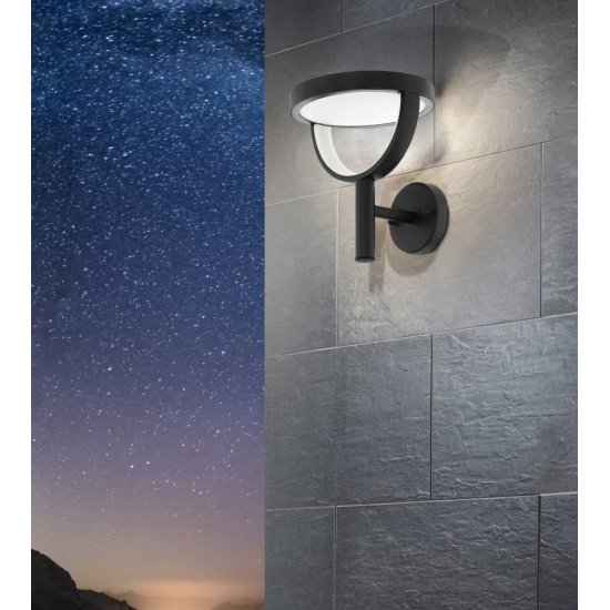 LED фасадно тяло FRANCARI IP44 11W 3000K 1000Lm със сензор