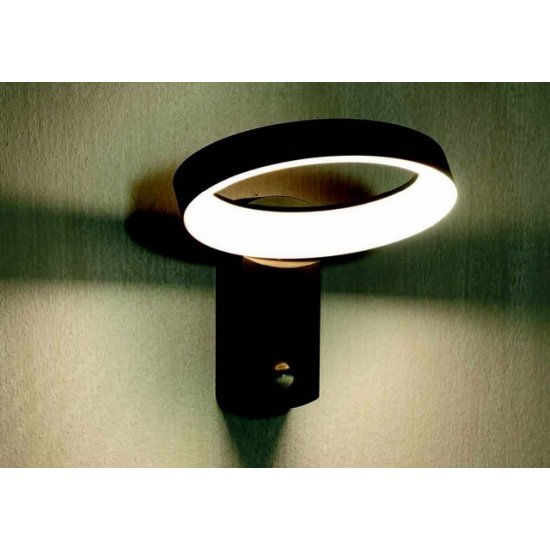 LED фасадно тяло PERNATE IP44 11W 3000K 1250Lm със сензор