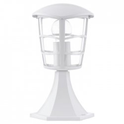 Градински фенер стоящ ALORIA IP44 E27 max 1x60W 30см бял