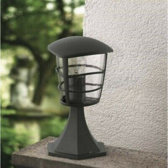 Градински фенер стоящ ALORIA IP44 E27 max 1x60W 30см черен