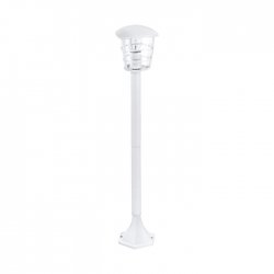 Градински фенер стоящ ALORIA IP44 E27 max 1x60W 94см бял