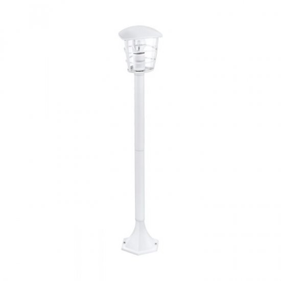 Градински фенер стоящ ALORIA IP44 E27 max 1x60W 94см бял