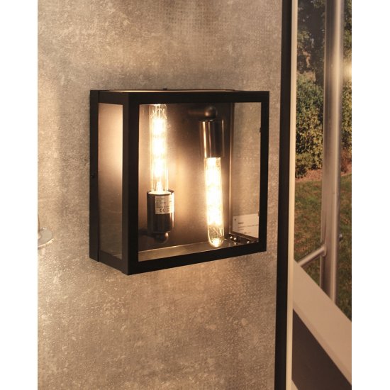 Градински фасаден аплик ALAMONTE 1 IP44 E27 max 2x40W