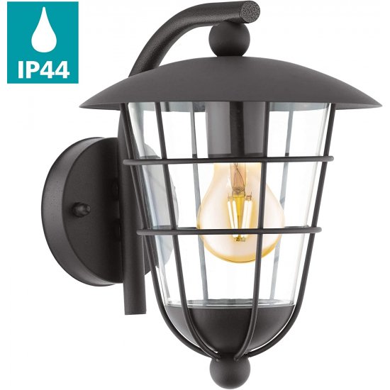 Градински фасаден аплик PULFERO IP44 E27 max 1x60W кафяв