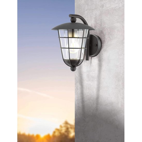 Градински фасаден аплик PULFERO IP44 E27 max 1x60W кафяв