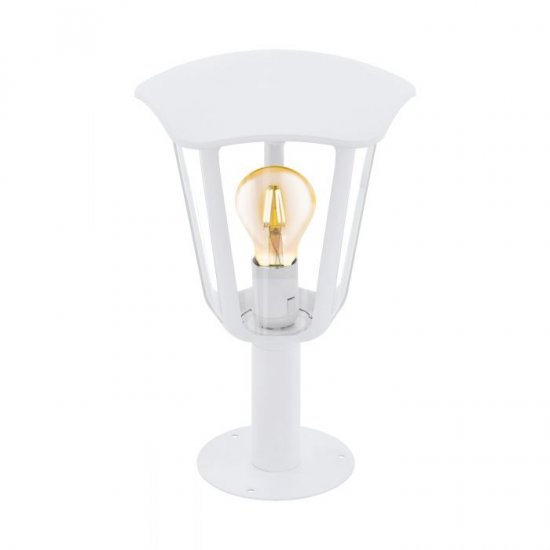 Градински фенер стоящ MONREALE IP44 E27 max 1x60W 33см бял