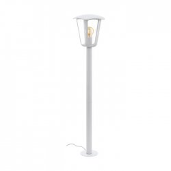 Градински фенер стоящ MONREALE IP44 E27 max 1x60W 100см бял
