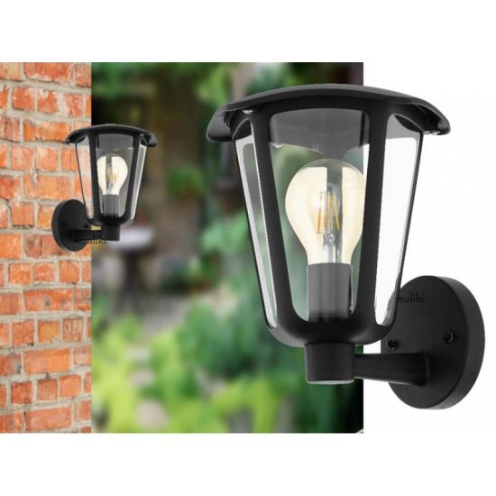 Градински фенер стенен нагоре MONREALE IP44 E27 max 1x60W бял