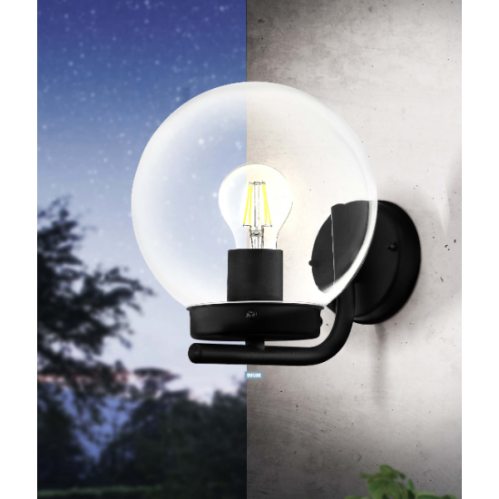 Градински фасаден аплик TAVERNA IP44 E27 max 1x40W прозрачен