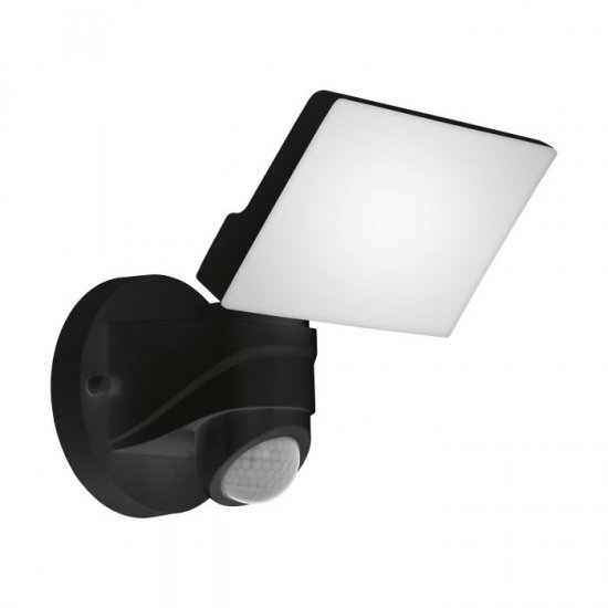 LED фасаден спот PAGINO IP44 13W 4000K 2300Lm черен със сензор