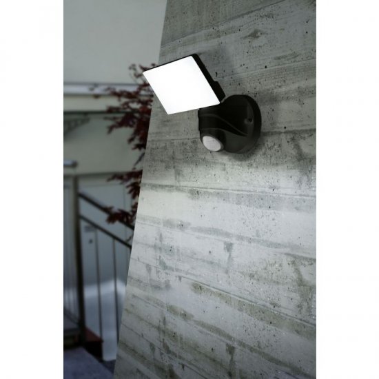 LED фасаден спот PAGINO IP44 13W 4000K 2300Lm бял със сензор