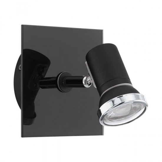 LED спот за баня TAMARA 1 IP44 GU10 1x3.3W 3000K 1x240Lm черен