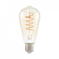 LED крушка Filament SPIRAL ST64 Е27 4W 2200К 260Lm CRI>80