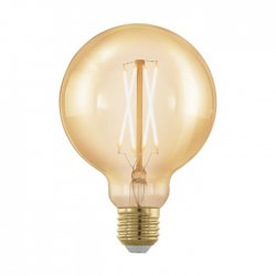 LED крушка Filament GOLDEN AGE G95 Е27 4W 1700К 320Lm димируема CRI>80