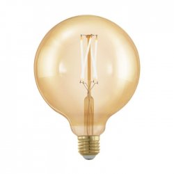 LED крушка Filament GOLDEN AGE G125 Е27 4W 1700К 320Lm димируема CRI>80