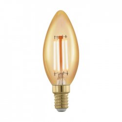 LED крушка Filament GOLDEN AGE C37 Е14 4W 1700К 320Lm димируема CRI>80