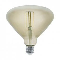 LED крушка Filament MID SIZE BR150 Е27 4W 3000К 360Lm димируема CRI>80 опушена