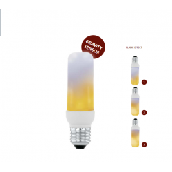 LED крушка T40 Е27 3W 1600К 90Lm пламък ефект