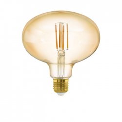 LED крушка Filament MID SIZE R140 Е27 4W 2200К 400Lm димируема CRI>80 кехлибар