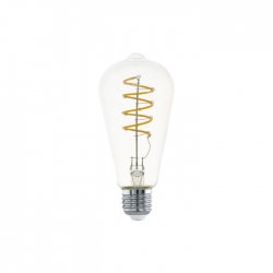 LED крушка Filament SPIRAL ST64 Е27 4W 2700К 400Lm CRI>80