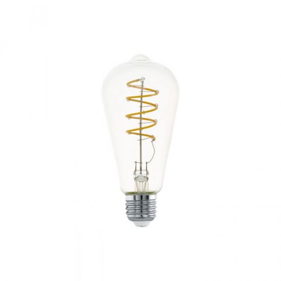LED крушка Filament SPIRAL ST64 Е27 4W 2700К 400Lm CRI>80