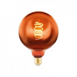 LED крушка Filament DECORATIVE SPIRAL G125 Е27 4W 2000К 50Lm димируема CRI>80 медена