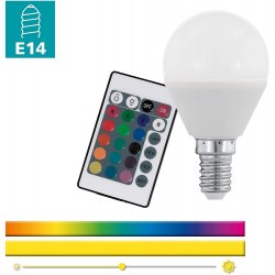 LED крушка SMART BULBS RGB-W INFRARED P45 Е14 4W RGB+3000K 300Lm димируема + дистанционно управление CRI>80