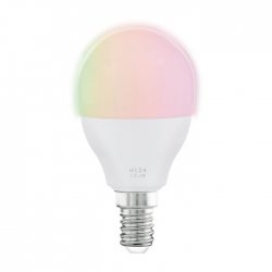 LED крушка SMART BULBS P45 Е14 5W 3-white+RGB 470Lm димируема + дистанционно управление CRI>80