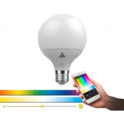 LED крушка SMART BULBS G95 Е27 13W 3-white+RGB 1300Lm димируема + дистанционно управление CRI>80