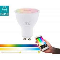 LED крушка SMART BULBS GU10 5W 3-white+RGB 345Lm димируема + дистанционно управление CRI>80